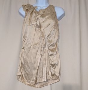 COPY - bundle J. Crew gold beige silk top 6